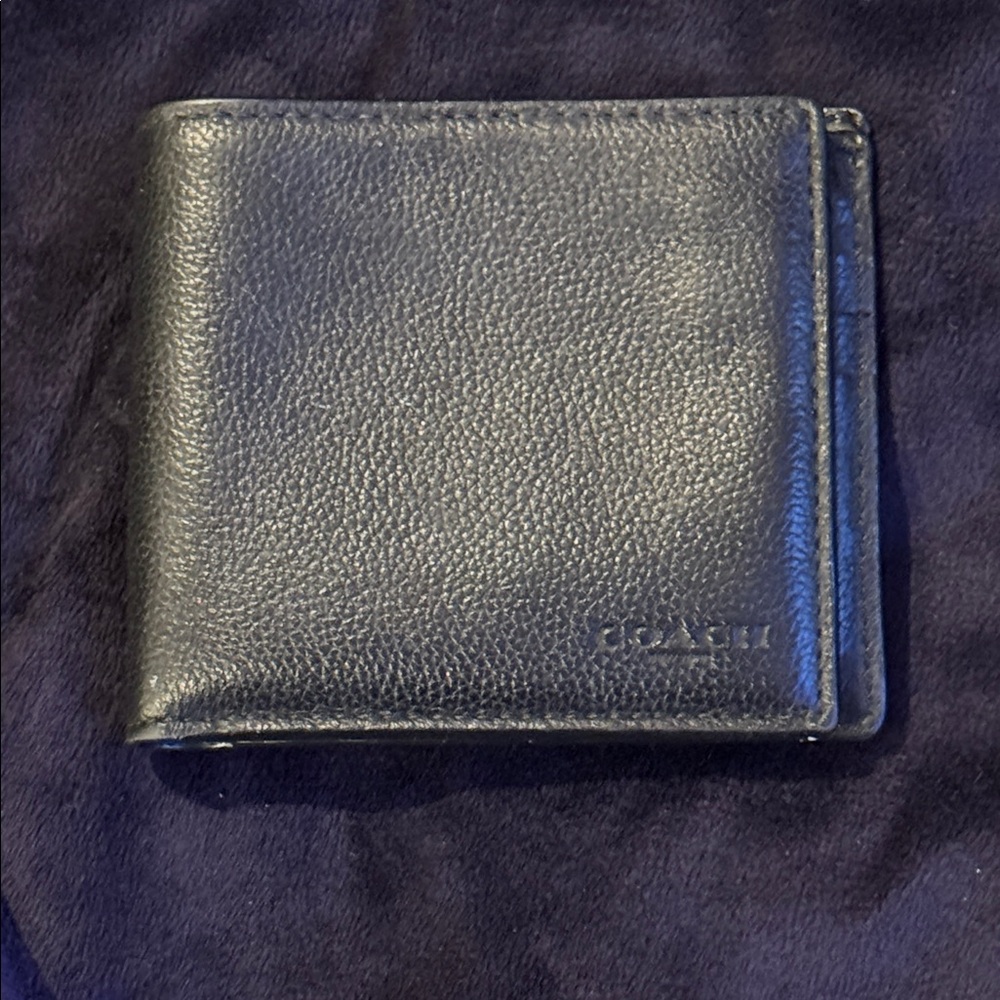 Men’s black Coach Wallet … gently used